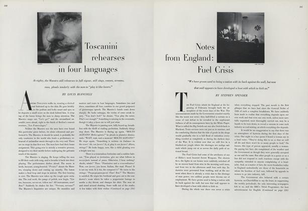 Toscanini Rehearses in Four Languages