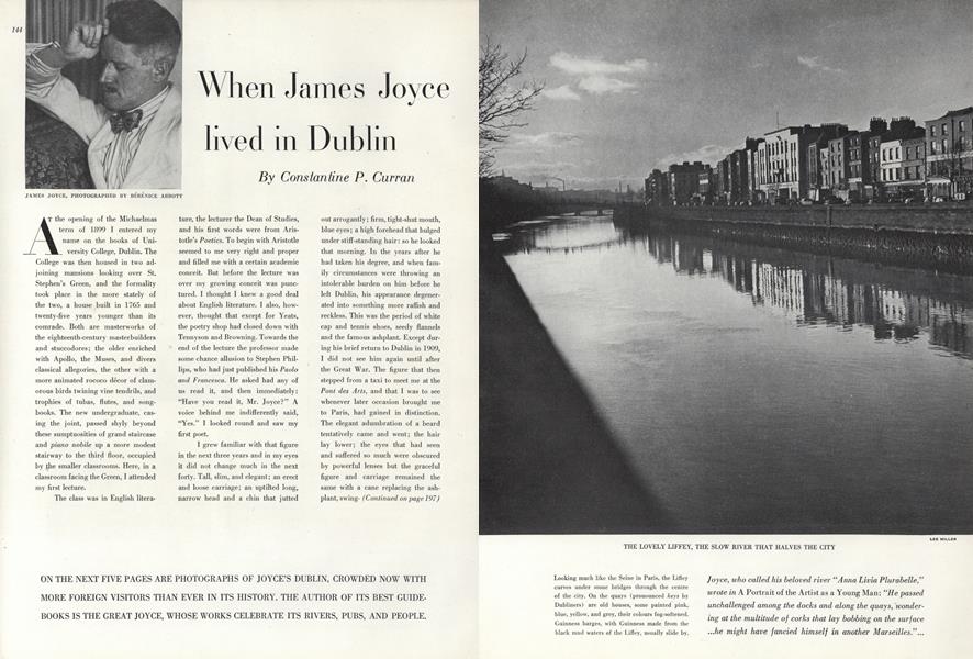 When James Joyce Lived in Dublin
