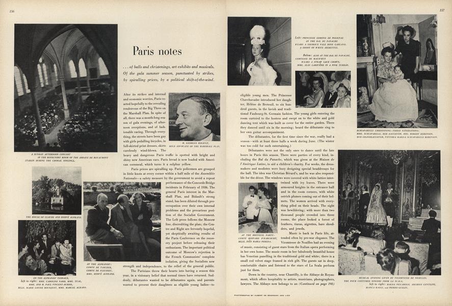 Paris Notes: Of Balls and Christenings, Art Exhibits and Musicals...