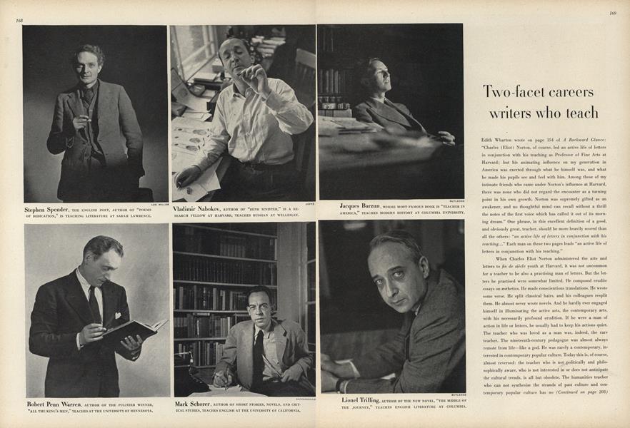 Two-Facet Careers: Writers who Teach