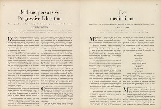 Bold and Persuasive: Progressive Education