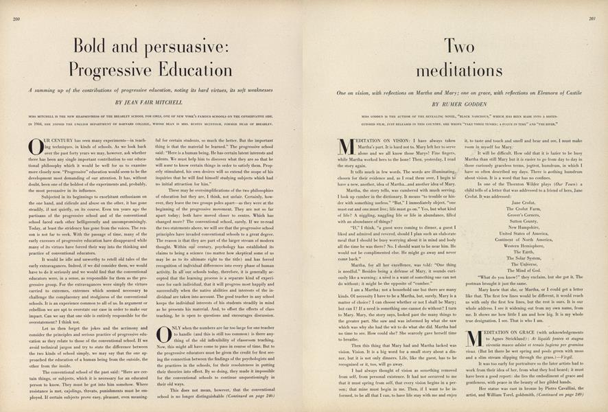 Bold and Persuasive: Progressive Education