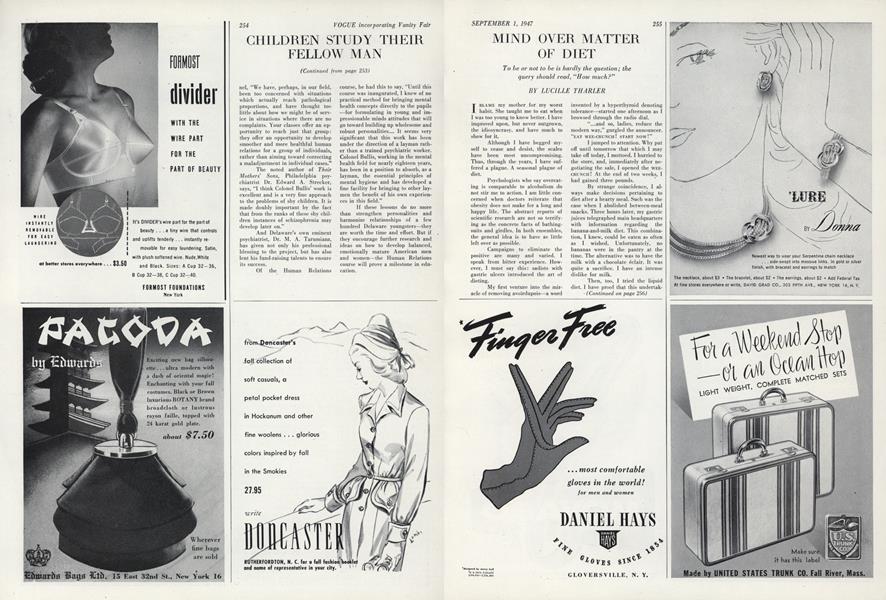 Mind Over Matter of Diet