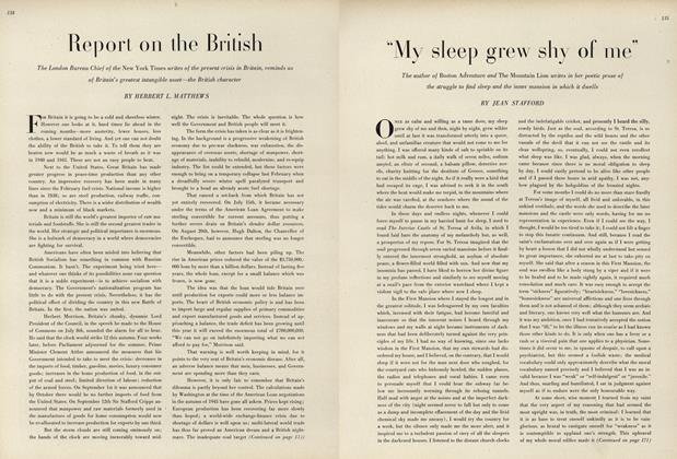 ''My Sleep Grew Shy of Me''