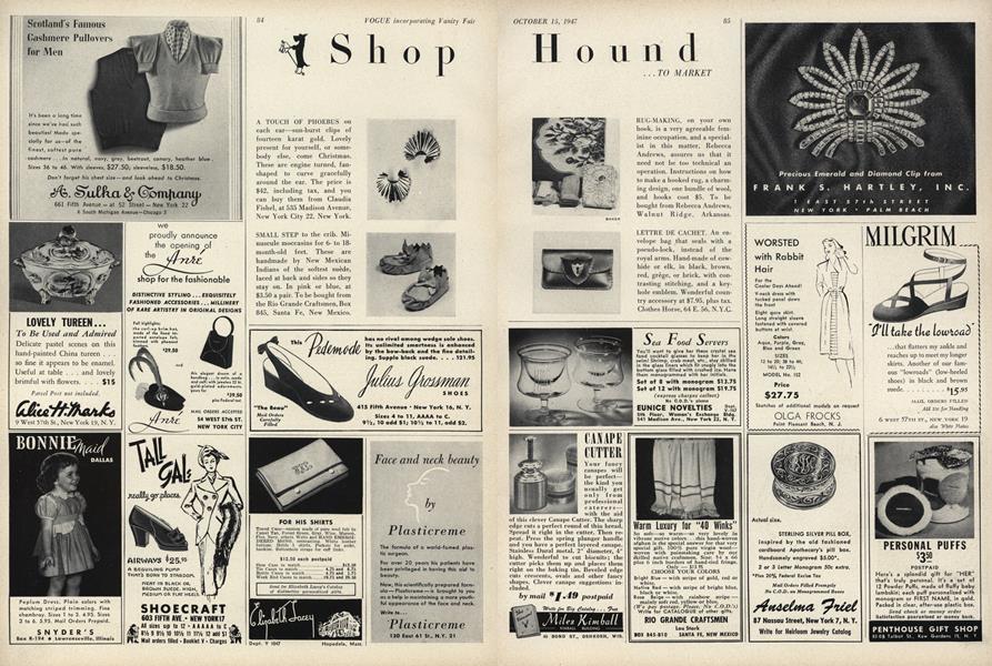 Shop Hound...To Market