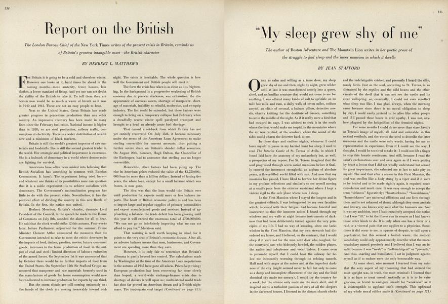 Report On the British