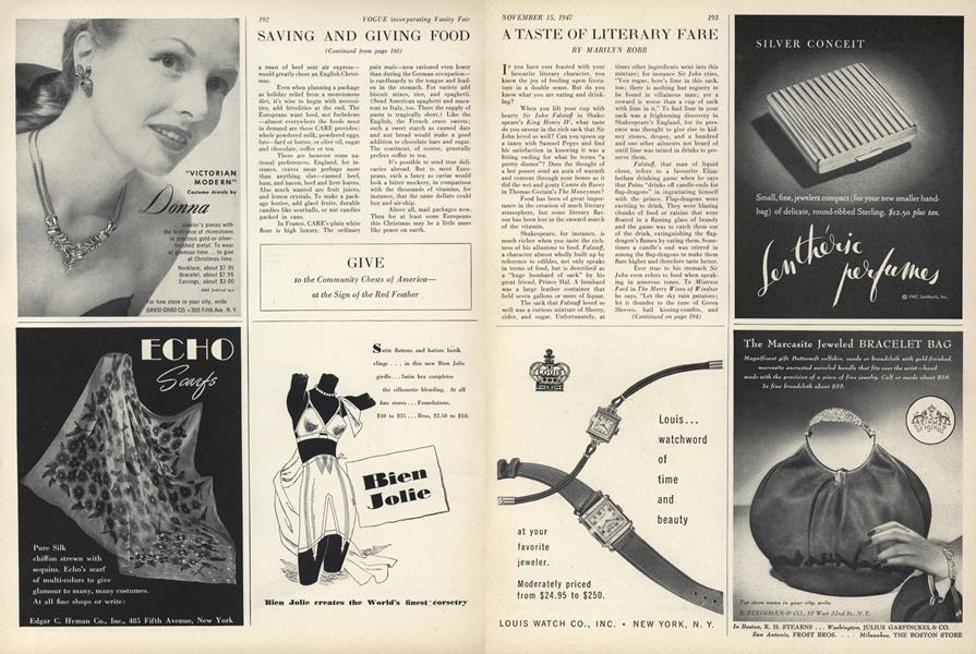 A Taste of Literary Fare