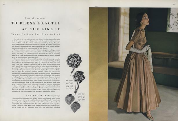 Vogue's Eye View of Wardrobe Schemes | Vogue | February 15, 1948