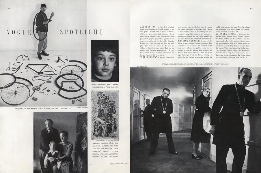 Vogue Spotlight Vogue September 1 1949