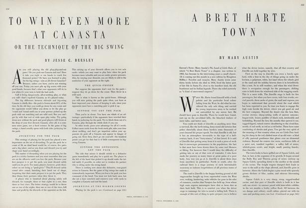 To Win Even More at Canasta or the Technique of the Big Swing