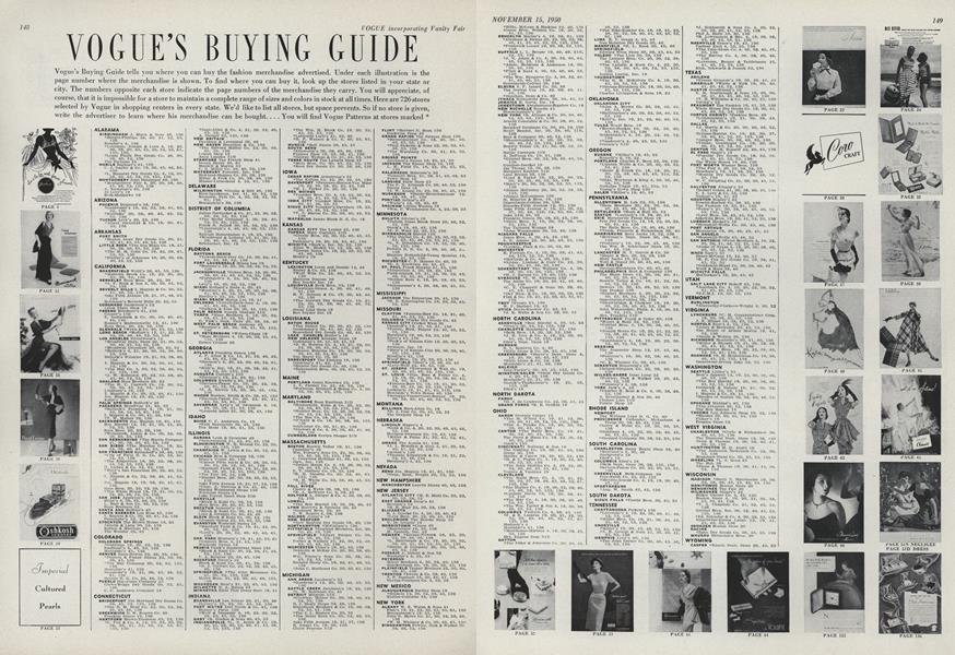 VOGUE'S BUYING GUIDE