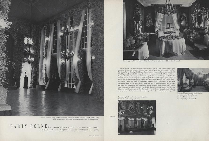 Party Scene: For Extraordinary Parties, Extraordinary Decor by Oliver Messel, England's Great Theatrical Designer