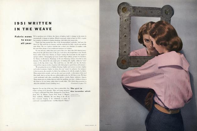 VOGUE 1951 ポスター January 1951 | Vogue