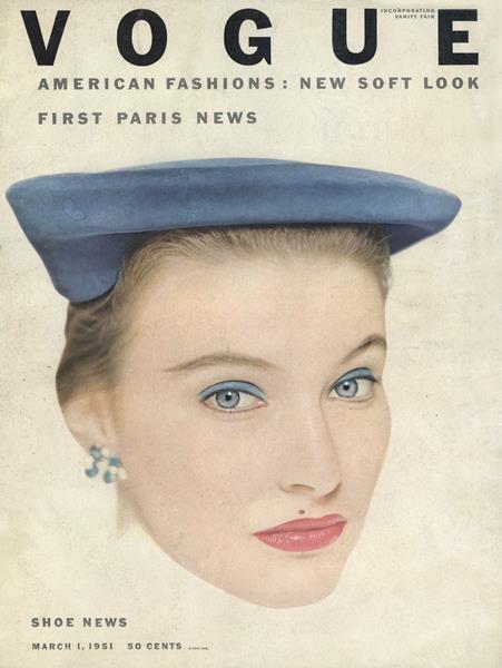 VOGUE 1951 ポスター PRINT: March 1 1951