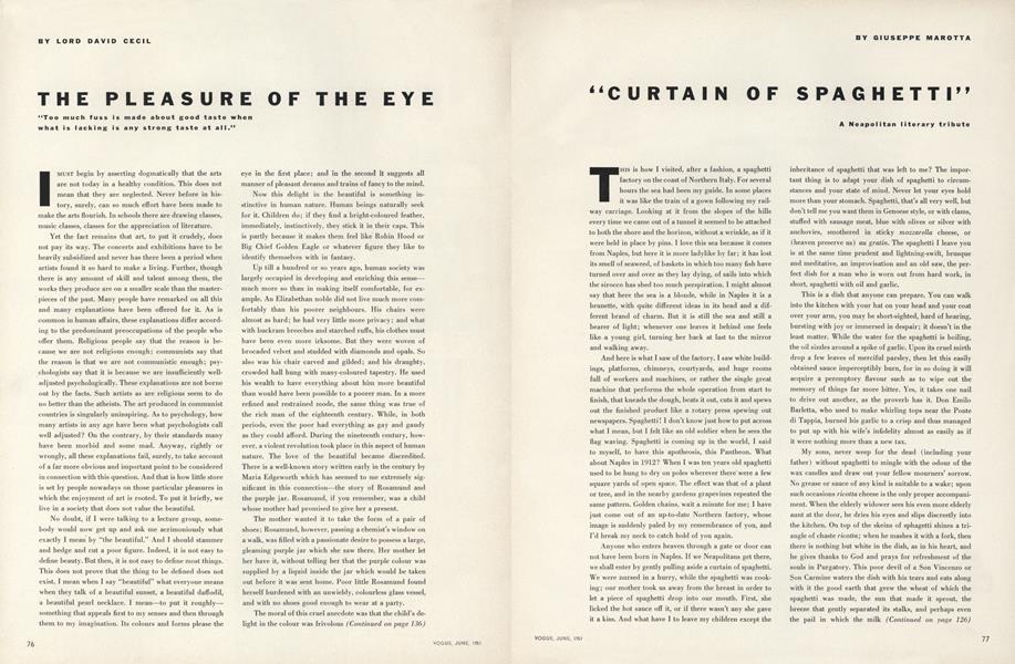 "Curtain of Spaghetti"