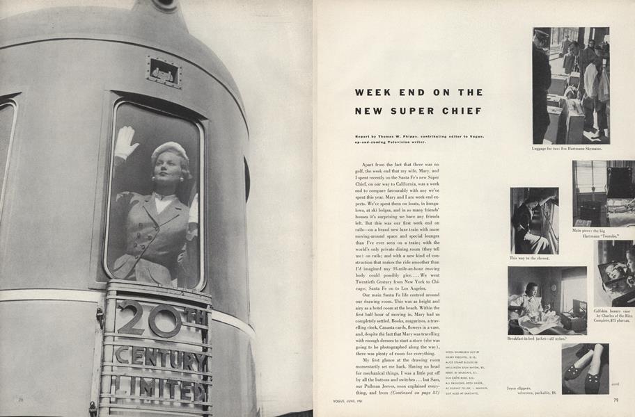 Week End on the New Super Chief