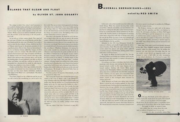 Baseball Shenanigans—1951 Noted by Red Smith