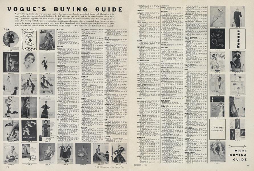 VOGUE'S BUYING GUIDE