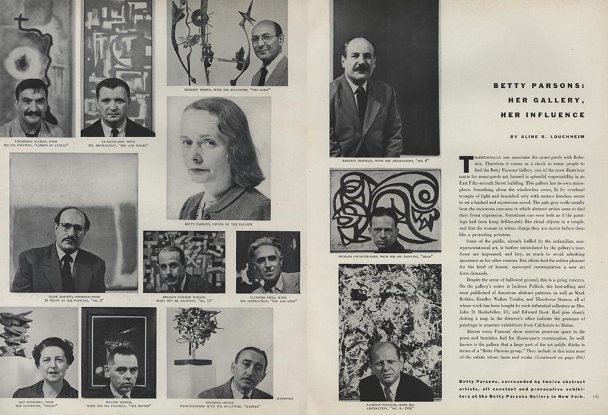 Betty Parsons: Her Gallery, Her Influence | Vogue | October 1, 1951