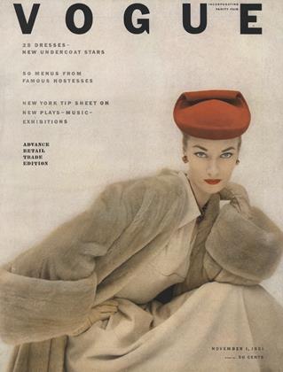 Table of Contents | Vogue | NOVEMBER 1, 1951