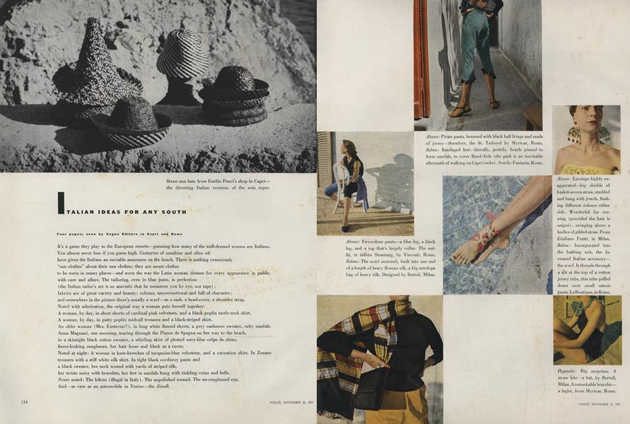 Italian Ideas for any South