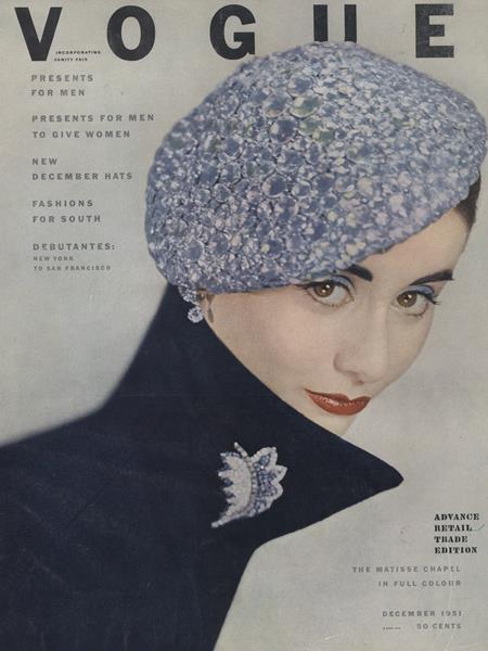 VOGUE 1951 ポスター Vogue Paris 1951 September Winter Collections Dior Balenciaga