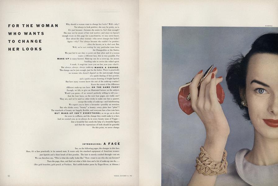 For the Woman Who Wants to Change Her Looks