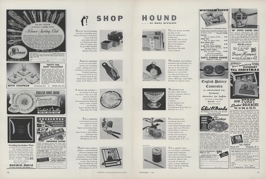 Shop Hound...So Many Presents