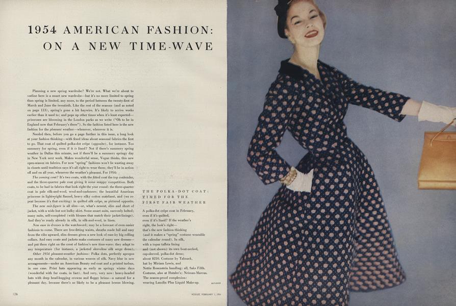 洋書 VOGUE 1954 January CAHANGES January 1954 | Vogue