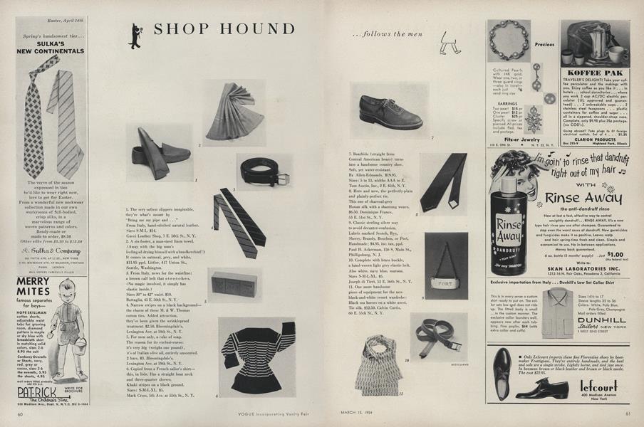 Shop Hound...Follows the Men/Looking Things Over