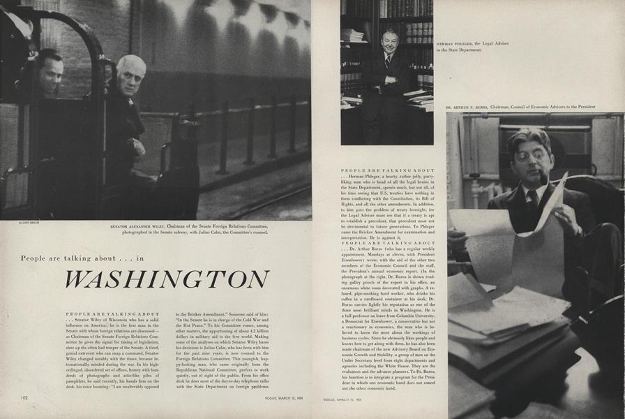 People Are Talking About...in Washington