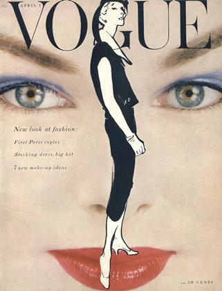 Vogue (British) 1954 January, René Bouché, Revillon, Marc