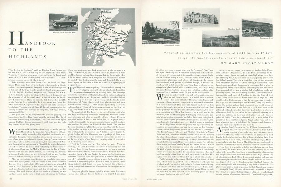 Handbook to the Highlands