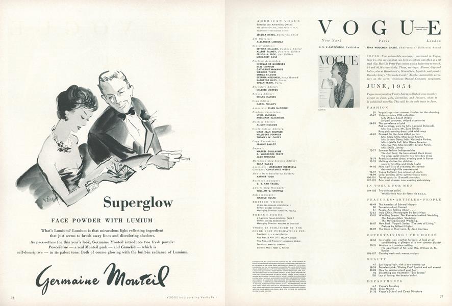 Masthead | Vogue | JUNE 1954