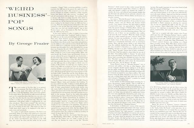 "Weird Business"–Pop Songs