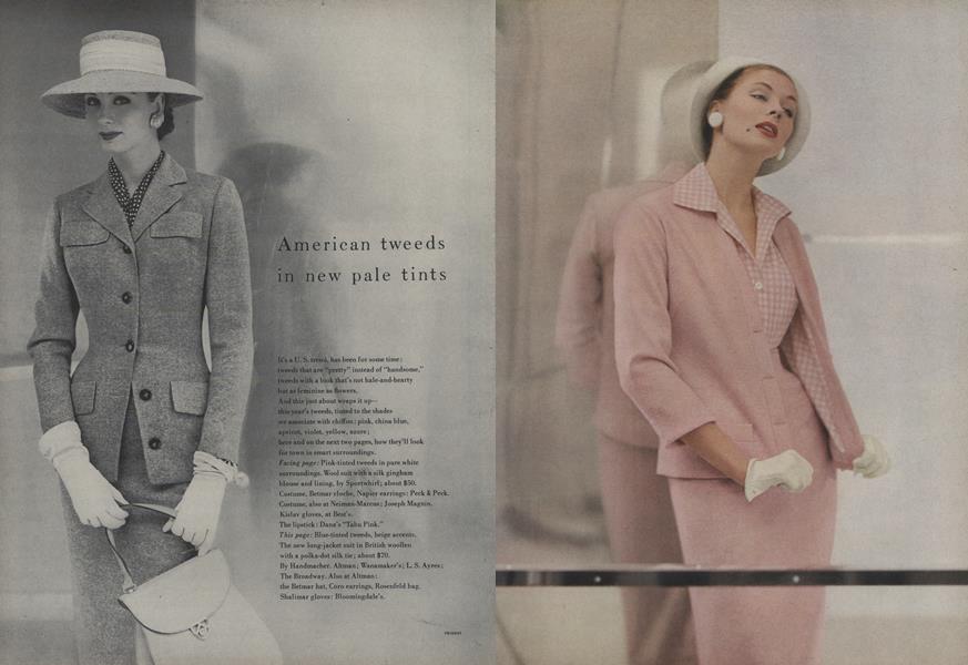 American Tweeds In New Pale Tints