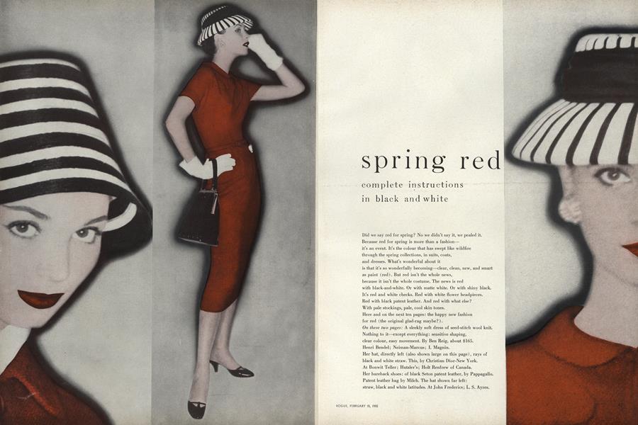 Spring Red: Complete Instructions in Black and White