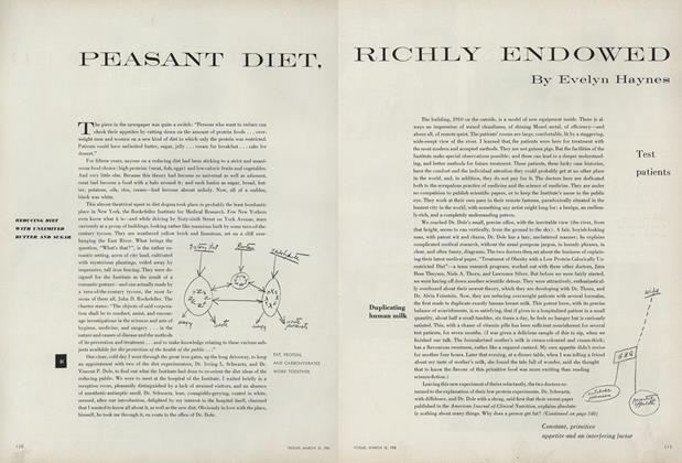 Peasant Diet, Richly Endowed