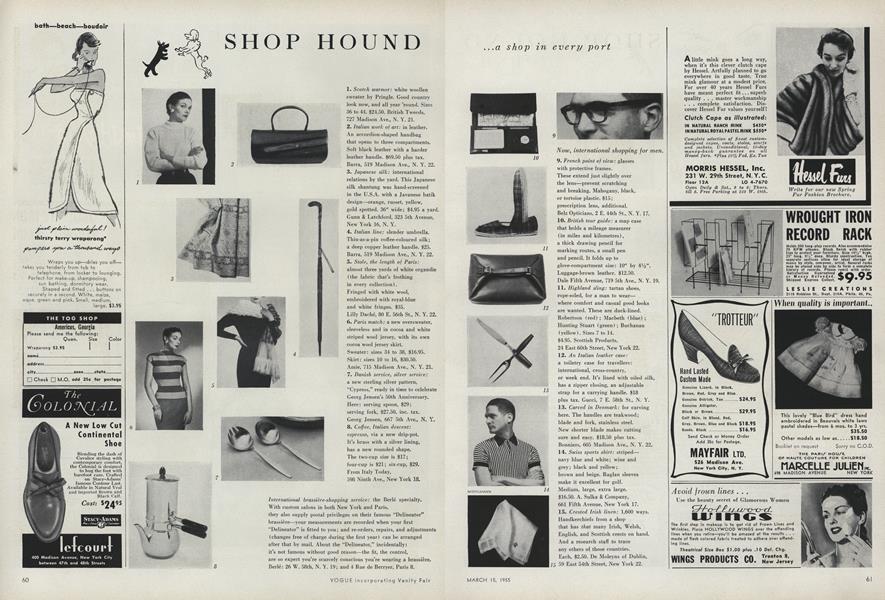 Shop Hound...A Shop In Every Port