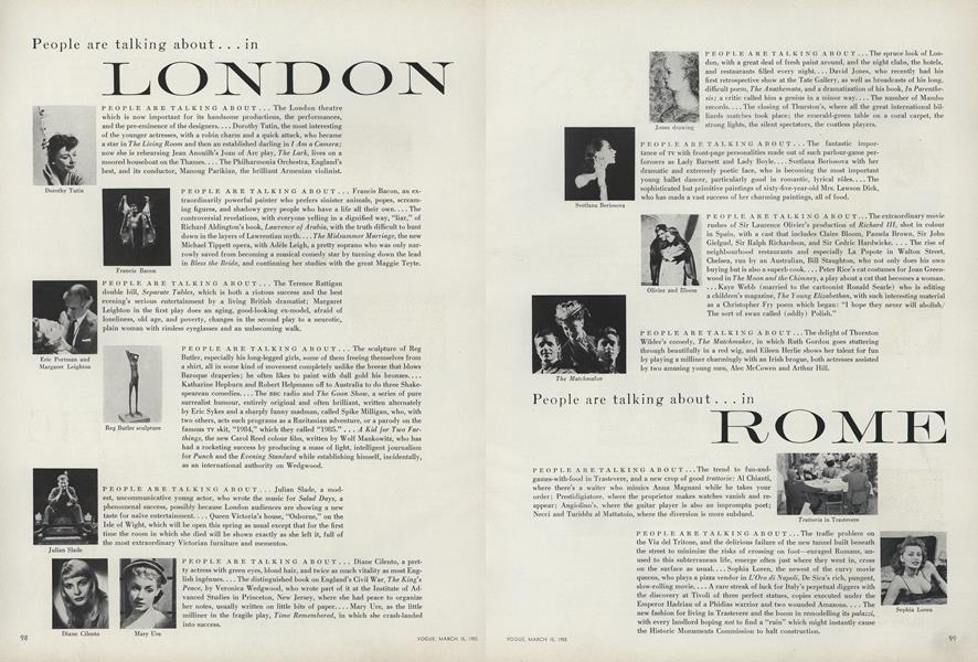 People Are Talking About...In London