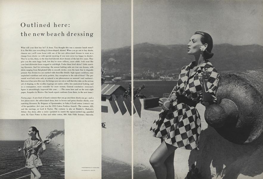 Outlined Here: The New Beach Dressing
