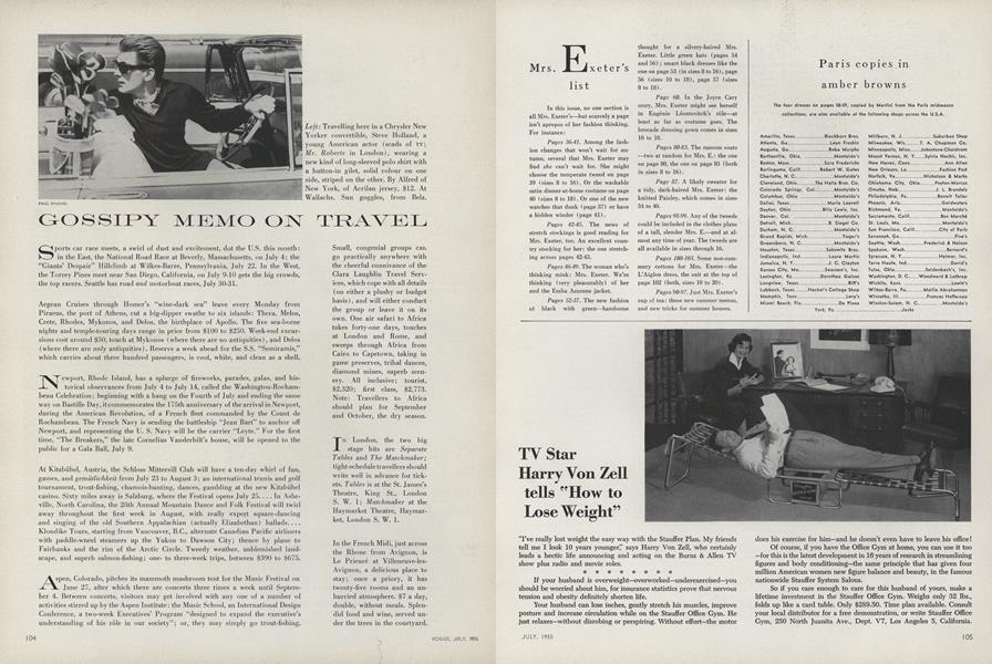 Gossipy Memo on Travel