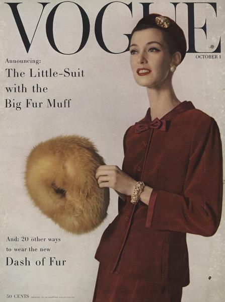 洋書 VOGUE 1955 February 1 PRINT: October 1 1955