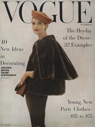 Table of Contents | Vogue | October 15, 1955