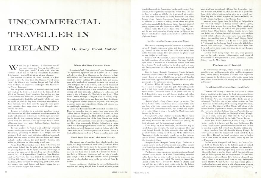 Uncommercial Traveller in Ireland