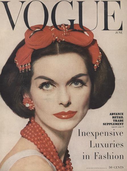 Vogue magazine 1956 fashion