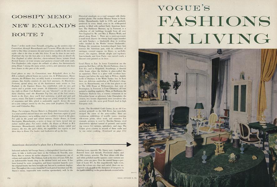 Gossipy Memo: New England's Route 7