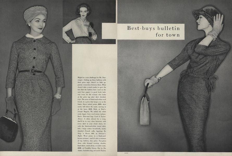 Best-Buys Bulletin for Town