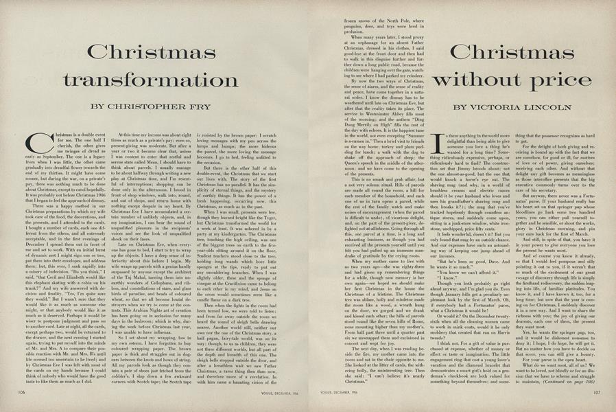 Christmas Without Price