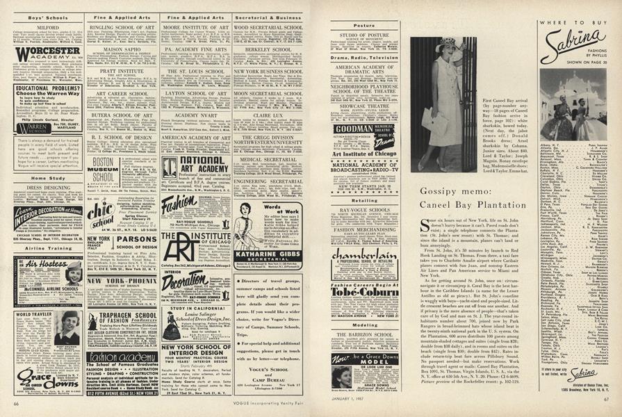 Gossipy Memo: Caneel Bay Plantation